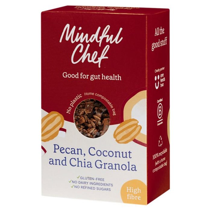 Chef Mindful Pecan Coconut y Chia Granola 375G