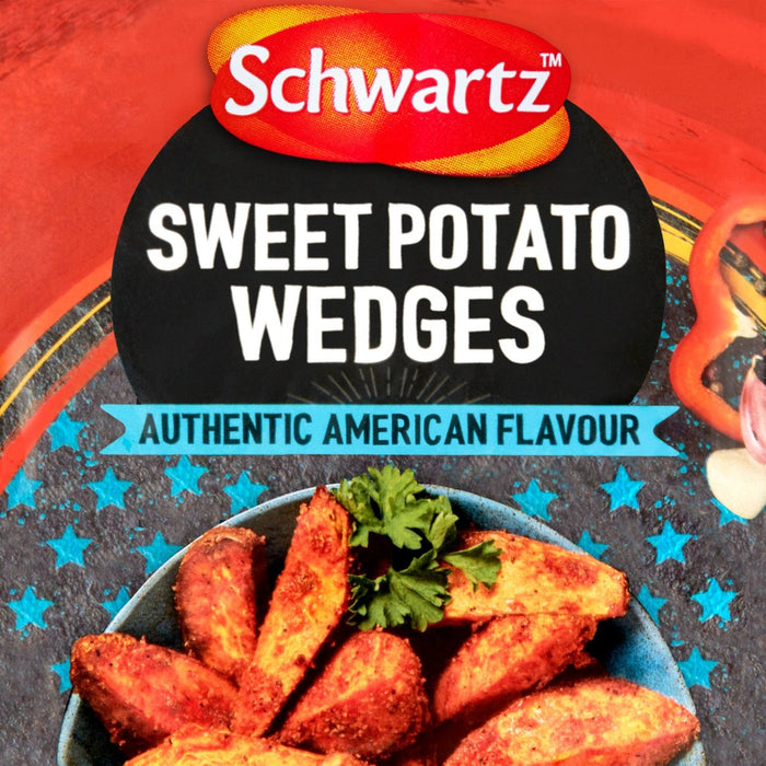 Schwartz Authentic US Sweet Potato Wedges 39g