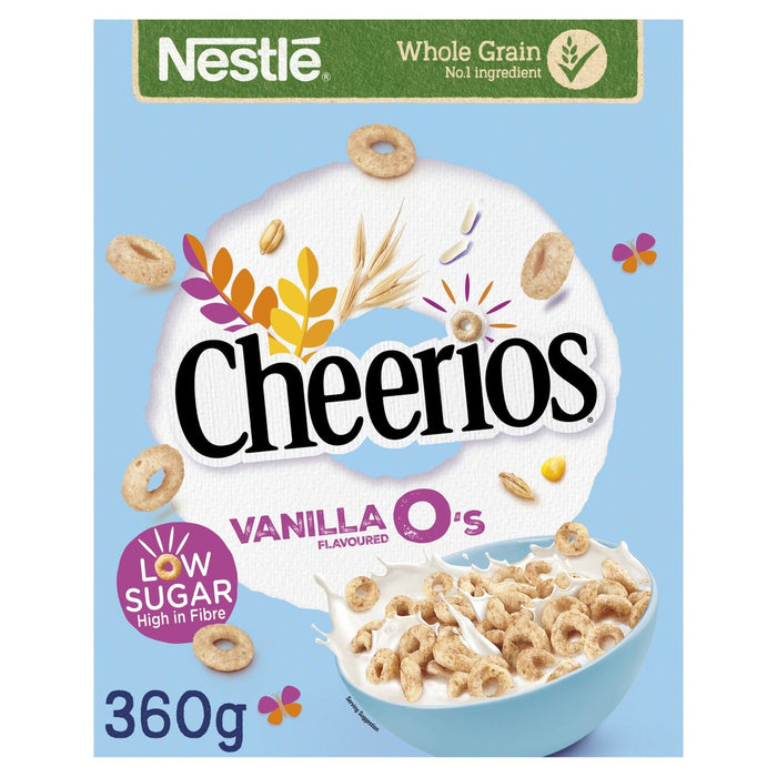 Nestle Cheerios Low Sugar Vanilla O's Cereal 360g