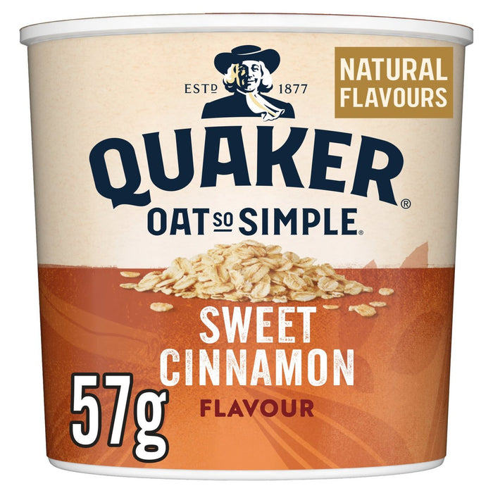 Quaker Oat tan simple Sweet Cinnamon Gachon Pot 57G