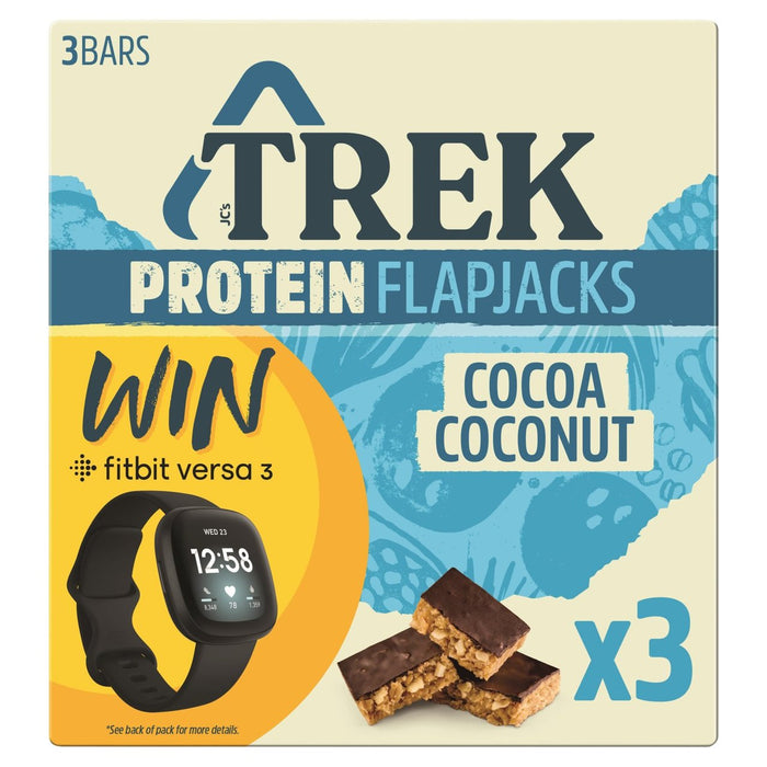 Trek Cocoa Coco Protein Flapjacks 3 x 50g