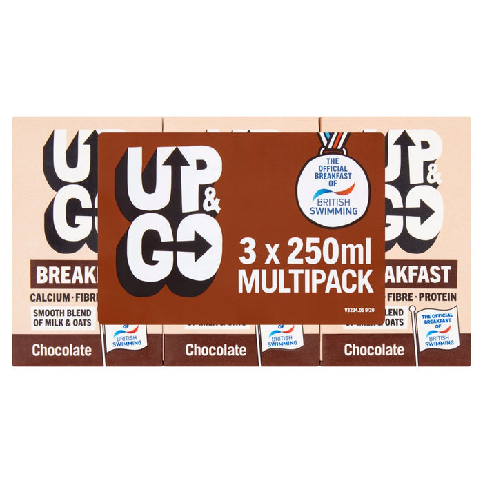 UP&GO Chocolate Multipack 3 x 250ml