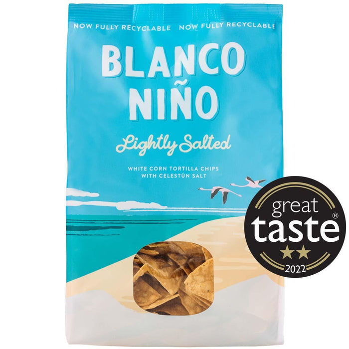 بلانكو نينو - رقائق تورتيلا الذرة البيضاء المملحة قليلاً 170 جرام