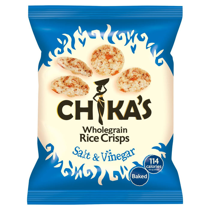 Chika's Sea Salt and Vinegar Rice Crisps 25g