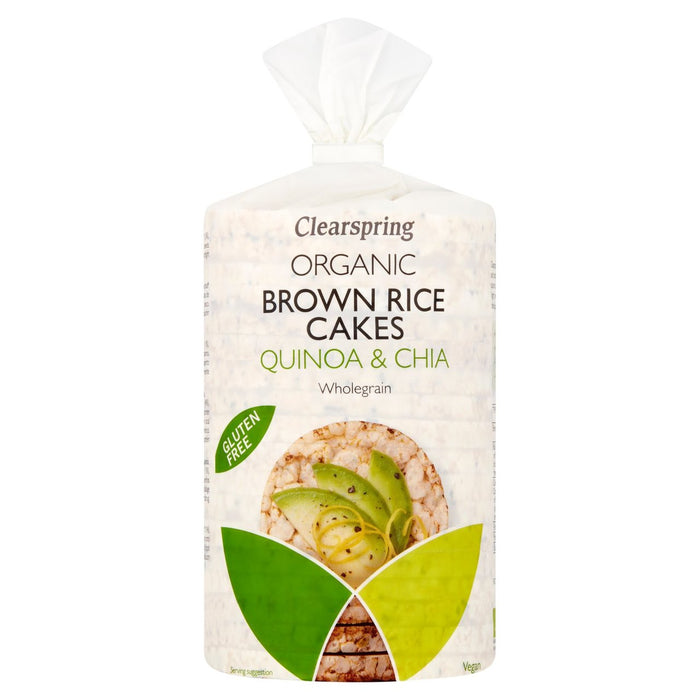 Clearspring Organic Brown Rice Cakes Quinoa & Chia 120g