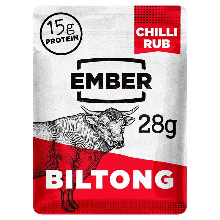 Ember -Snacks Chili Aroma Rindong Biltong 28g