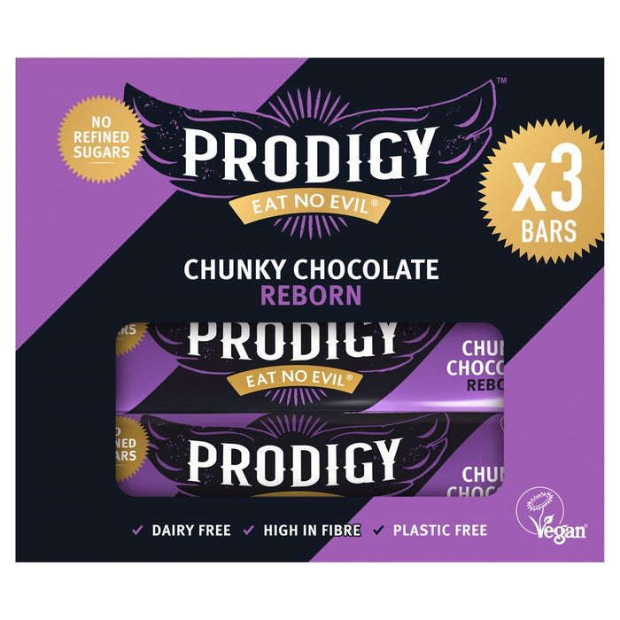 Prodige Chunky Chocolate Bar Multipack 3 x 35g