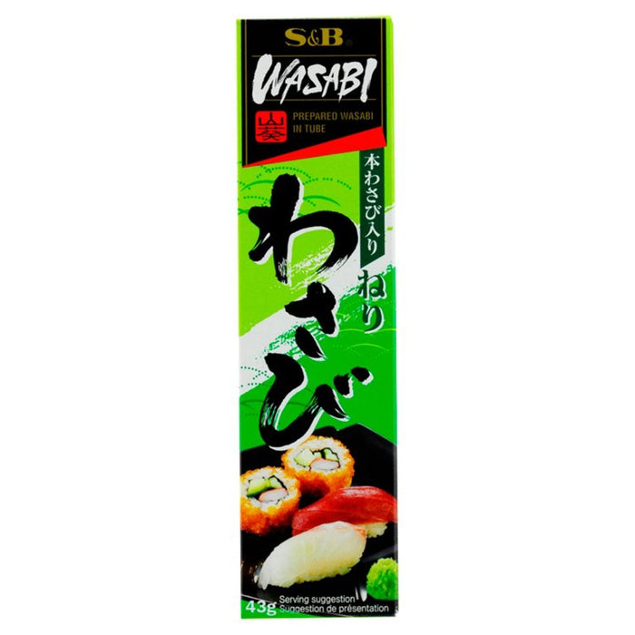 S&B Wasabi pasta de rábano picante 43g
