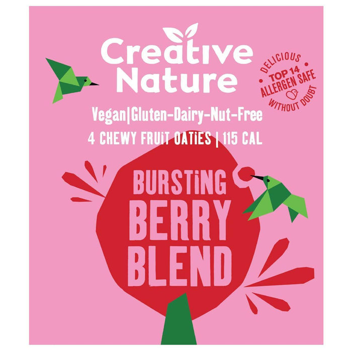 Naturaleza creativa Berry Blend Fruit Oatie Bar 4 x 38g