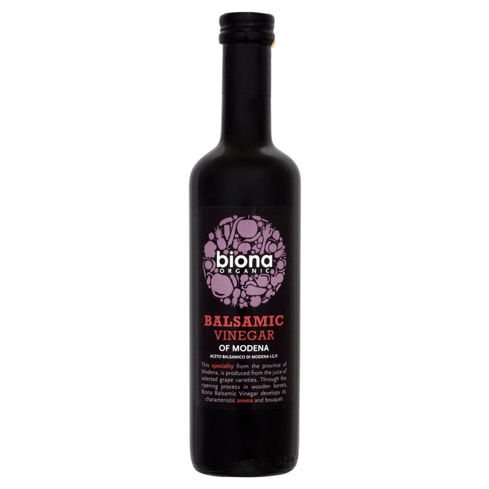 Biona bio organique vinaigre de vinaigre acéto balsamico di modena vieilli en fûts de chêne 500 ml