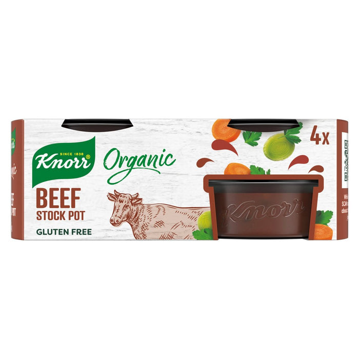 Knorr Organic Beef Stock Pot 104g