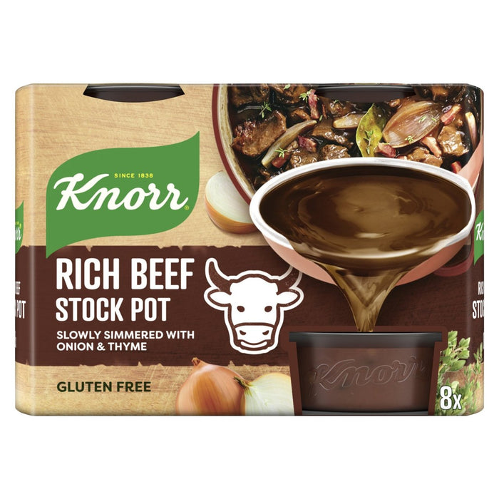 Knorr Rich Beef Stock Pot 8 x 28g