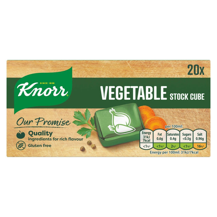 Cubos de caldo de vegetales Knorr 20 x 10g