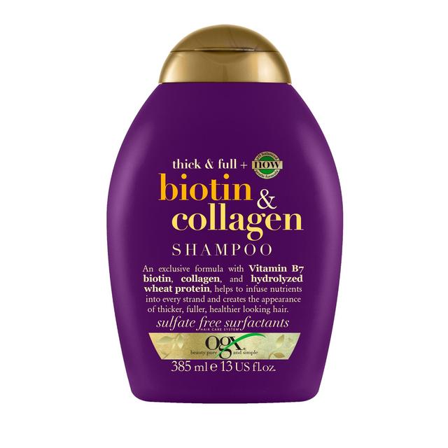 OGX Thick & Full+ Biotin & Collagen pH Balanced Shampoo 385ml