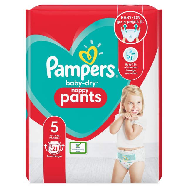 Pampers Baby Dry Nappy Pants Essential Pack Nappies Size 4 9kg-15kg (38) -  Compare Prices & Where To Buy - Trolley.co.uk