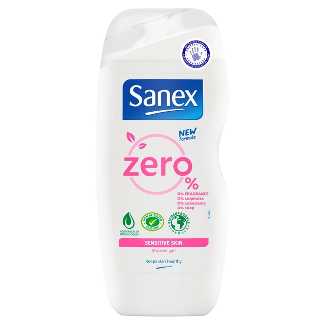 Sanex Zero % Gel de Ducha Piel Sensible 225ml 