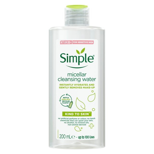 Simple à la peau pour le nettoyage micellaire 200 ml