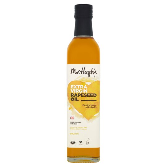 L'huile de colza à froid extra vierge de M. Hugh 500 ml